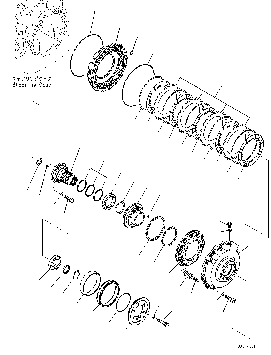 Ступица 14X-22-24111 KOMATSU