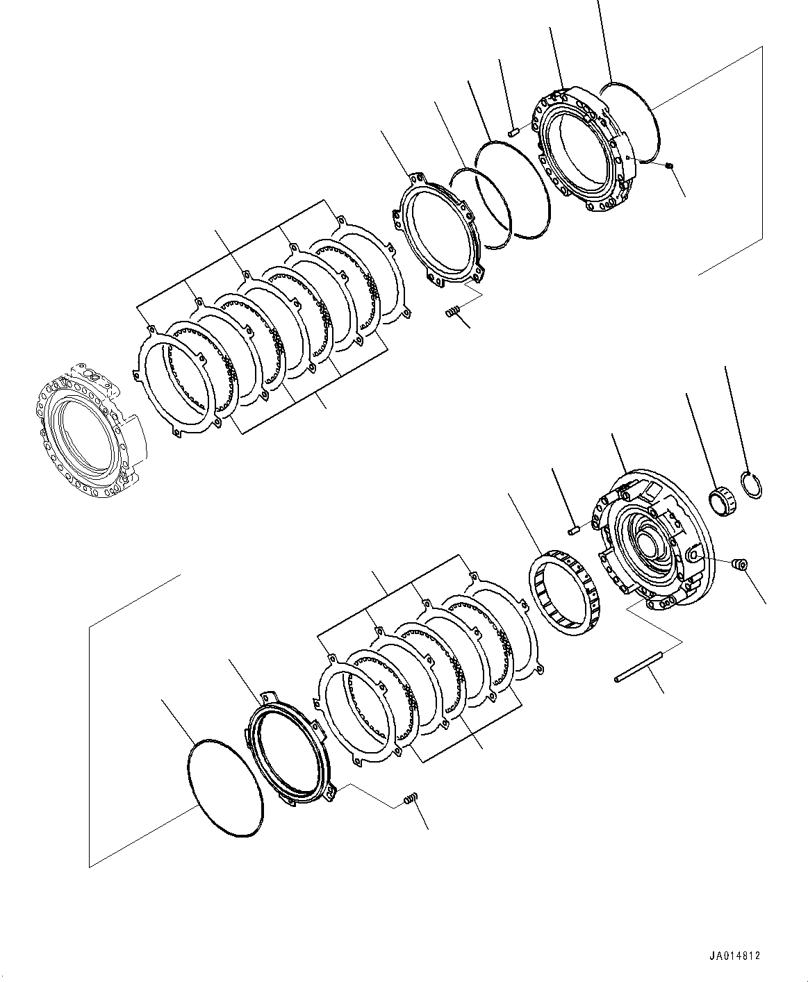 Коробка передач в сборе 14X-15-21050 KOMATSU