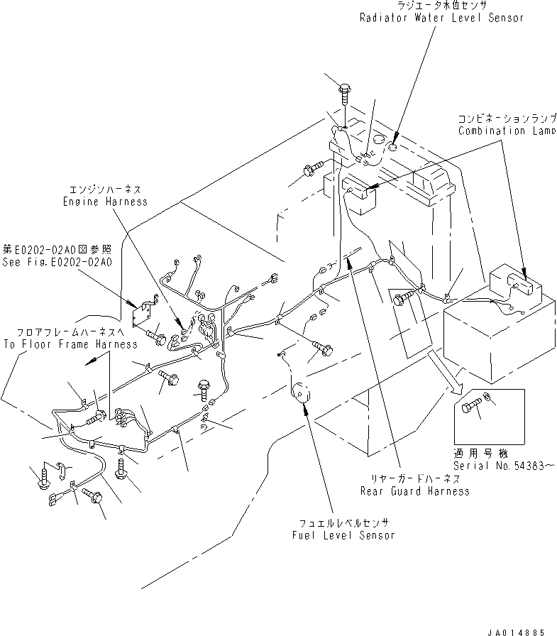 Жгут проводов 424-06-22150 KOMATSU