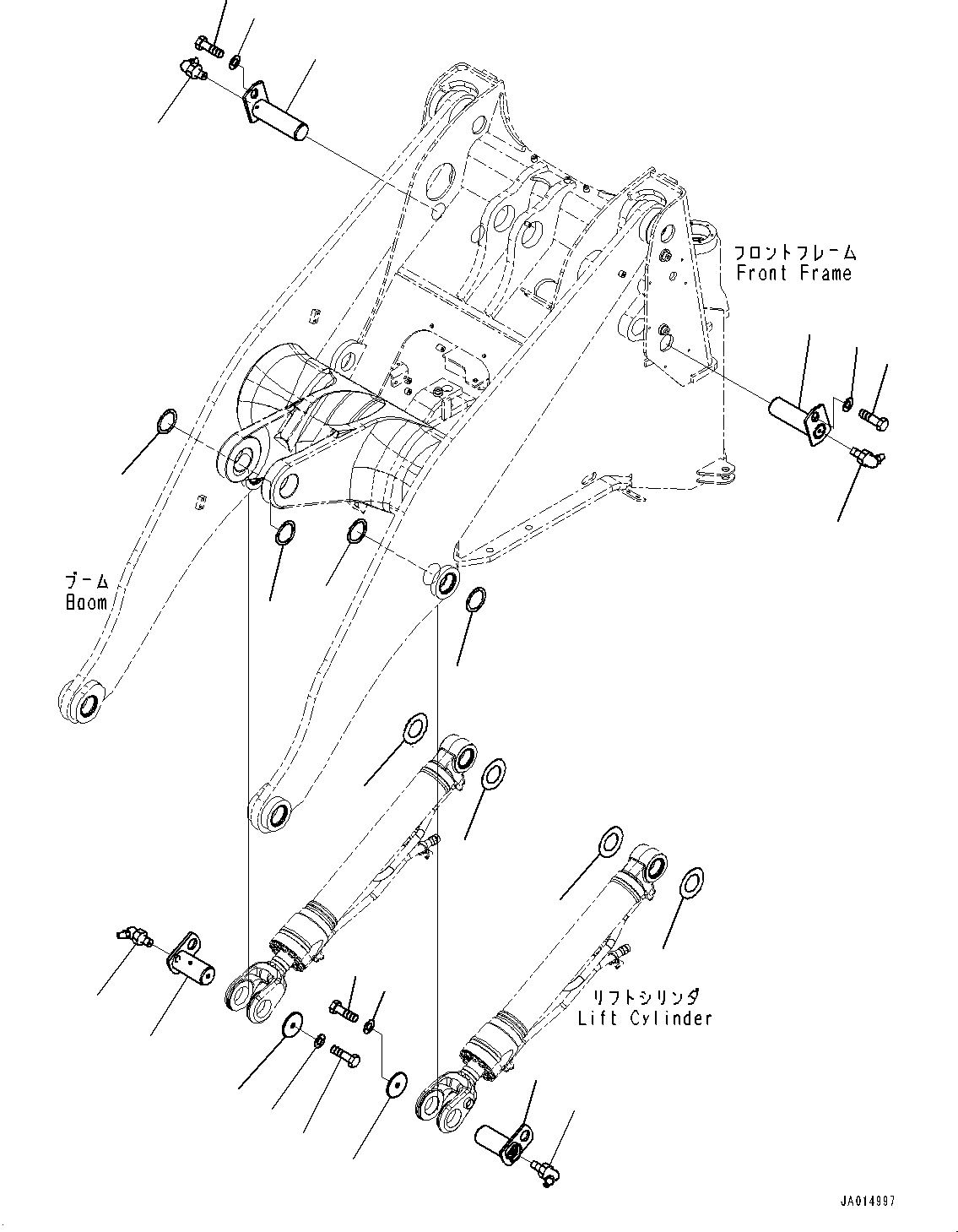 Палец 418-T81-5251 KOMATSU