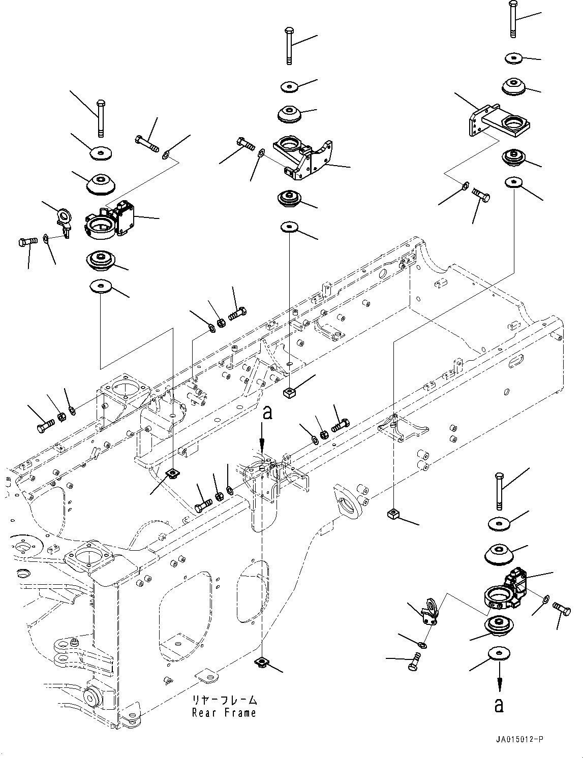 Болт 01016-51455 KOMATSU