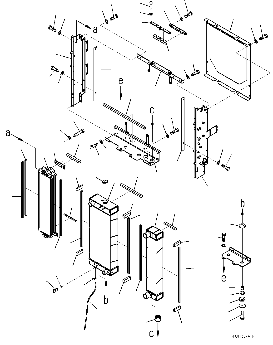 Aftercooler Assembly 417-03-51130 KOMATSU