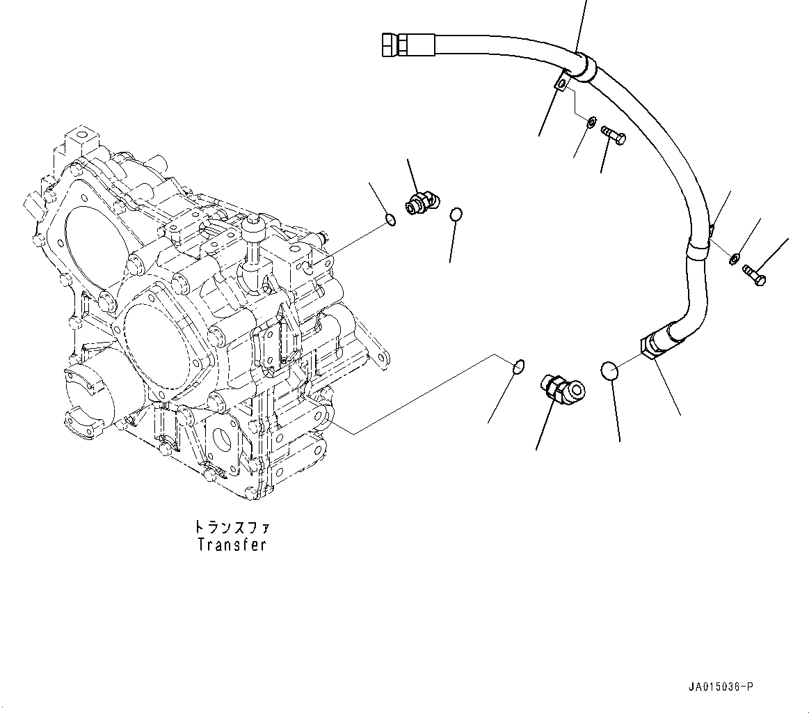 Шланг 417-62-53190 KOMATSU