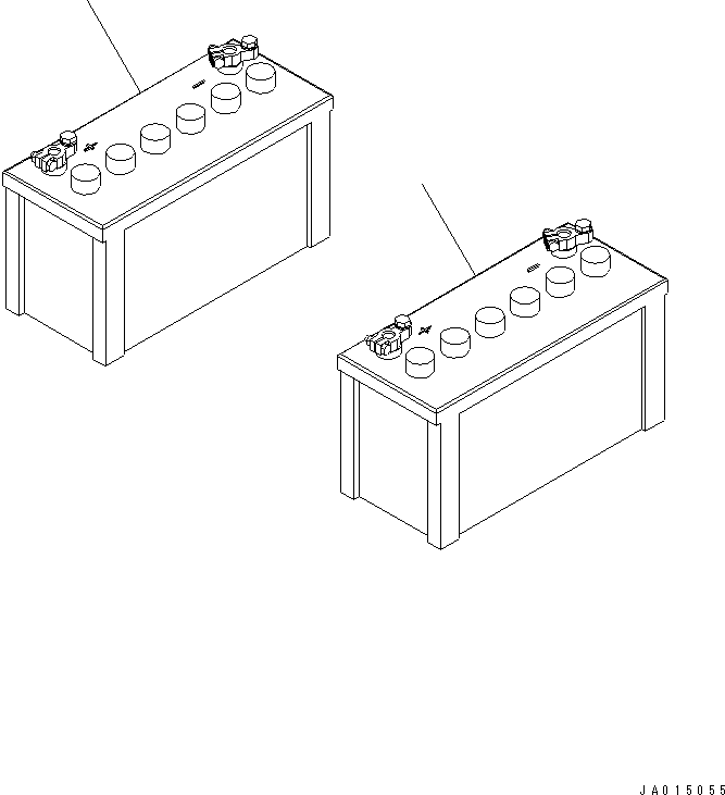 BATTERY, WET(130E41L \0\08001-2130E KOMATSU