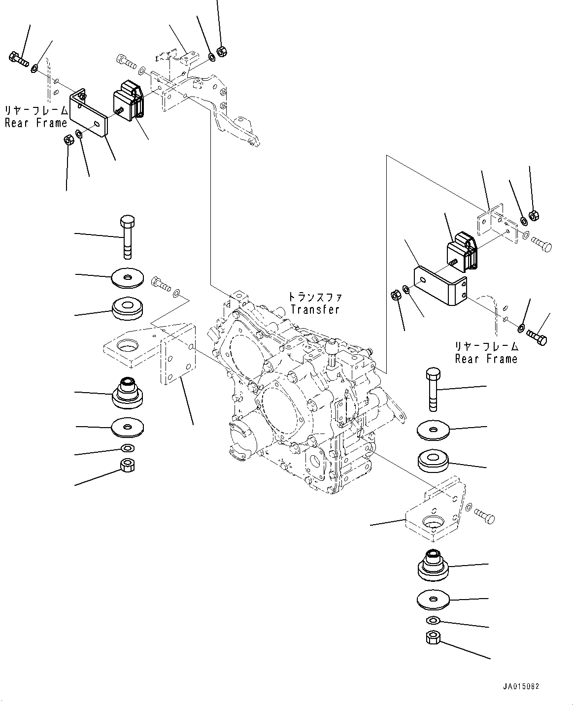 Bracket(Transfer,Mounting and Filler) (417-14-51150) KOMATSU
