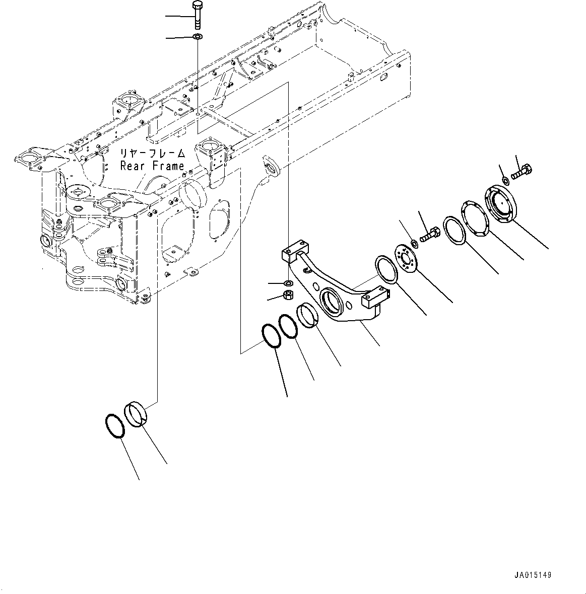 Опора 417-46-57110 KOMATSU