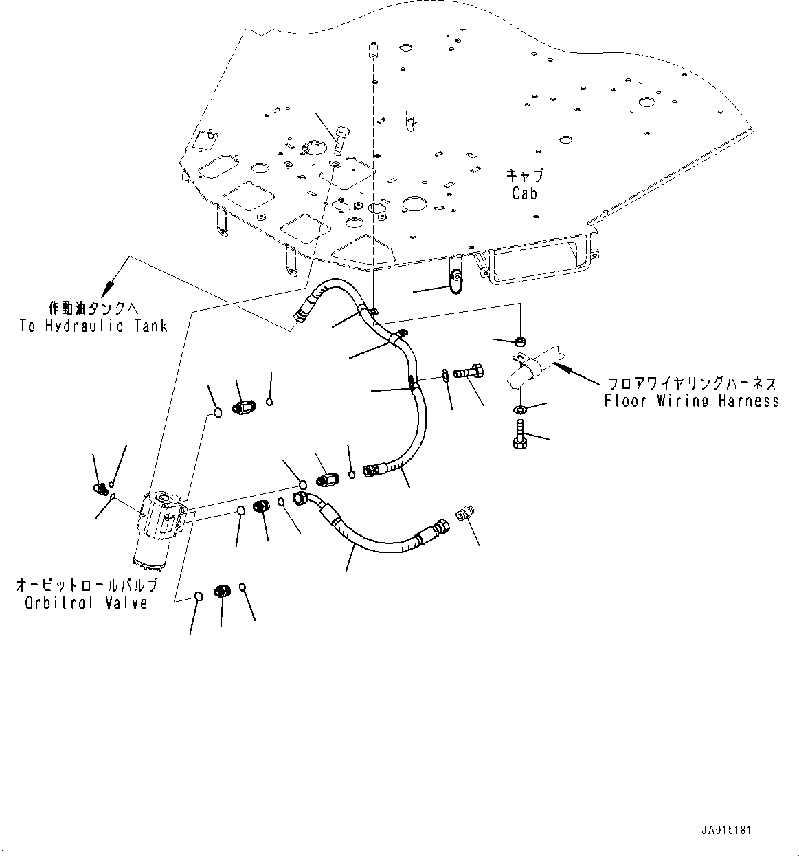 Union(Delivery Piping,PPC Piping) (02781-00422) KOMATSU