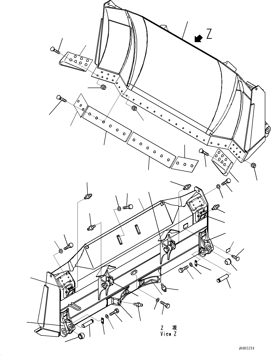 Blade Assembly 14X-952-7111 KOMATSU