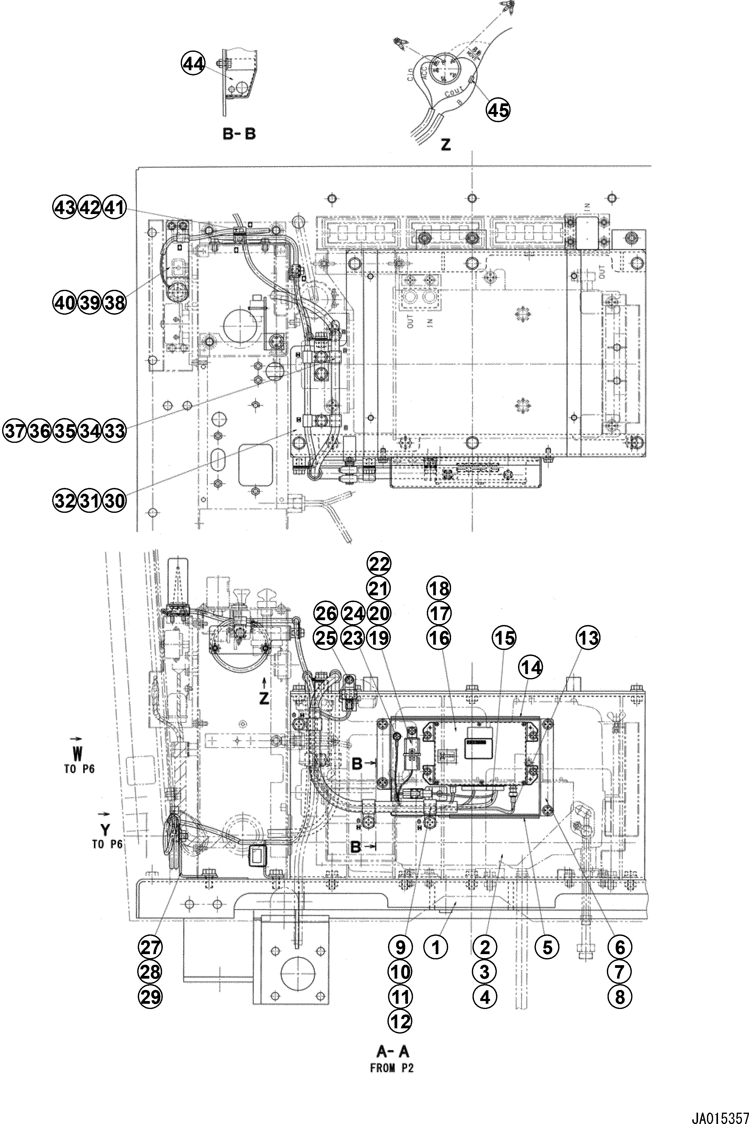 Кронштейн 23B-06-21620 KOMATSU