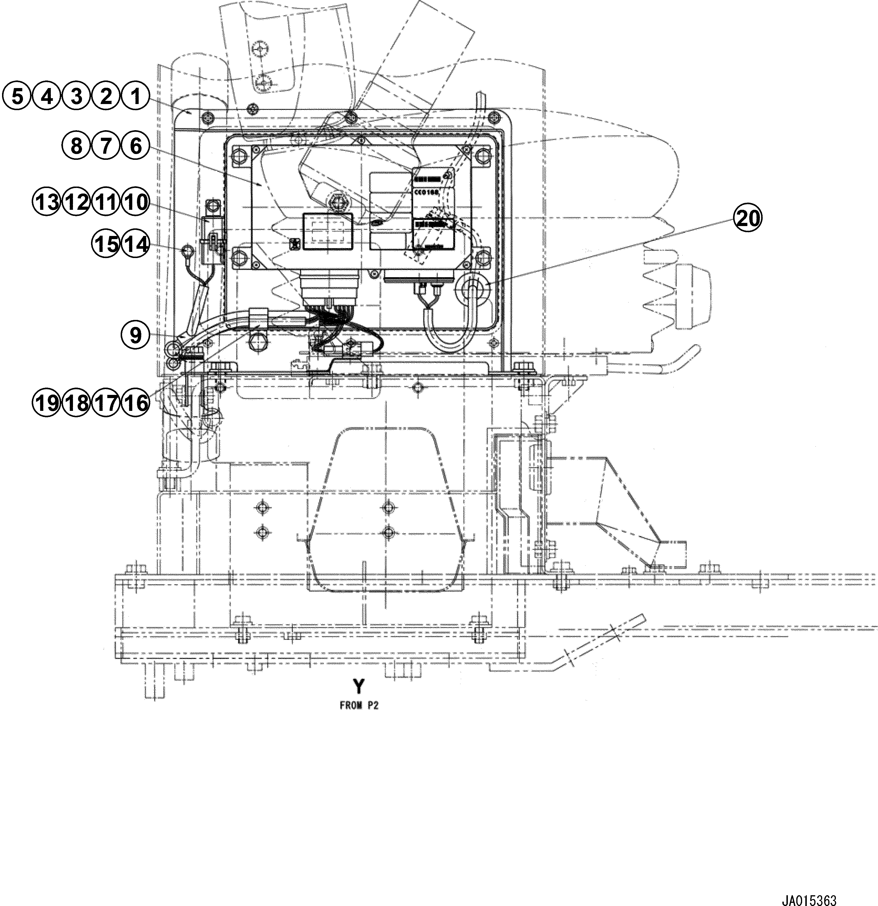 Жгут проводов 235-06-12131 KOMATSU
