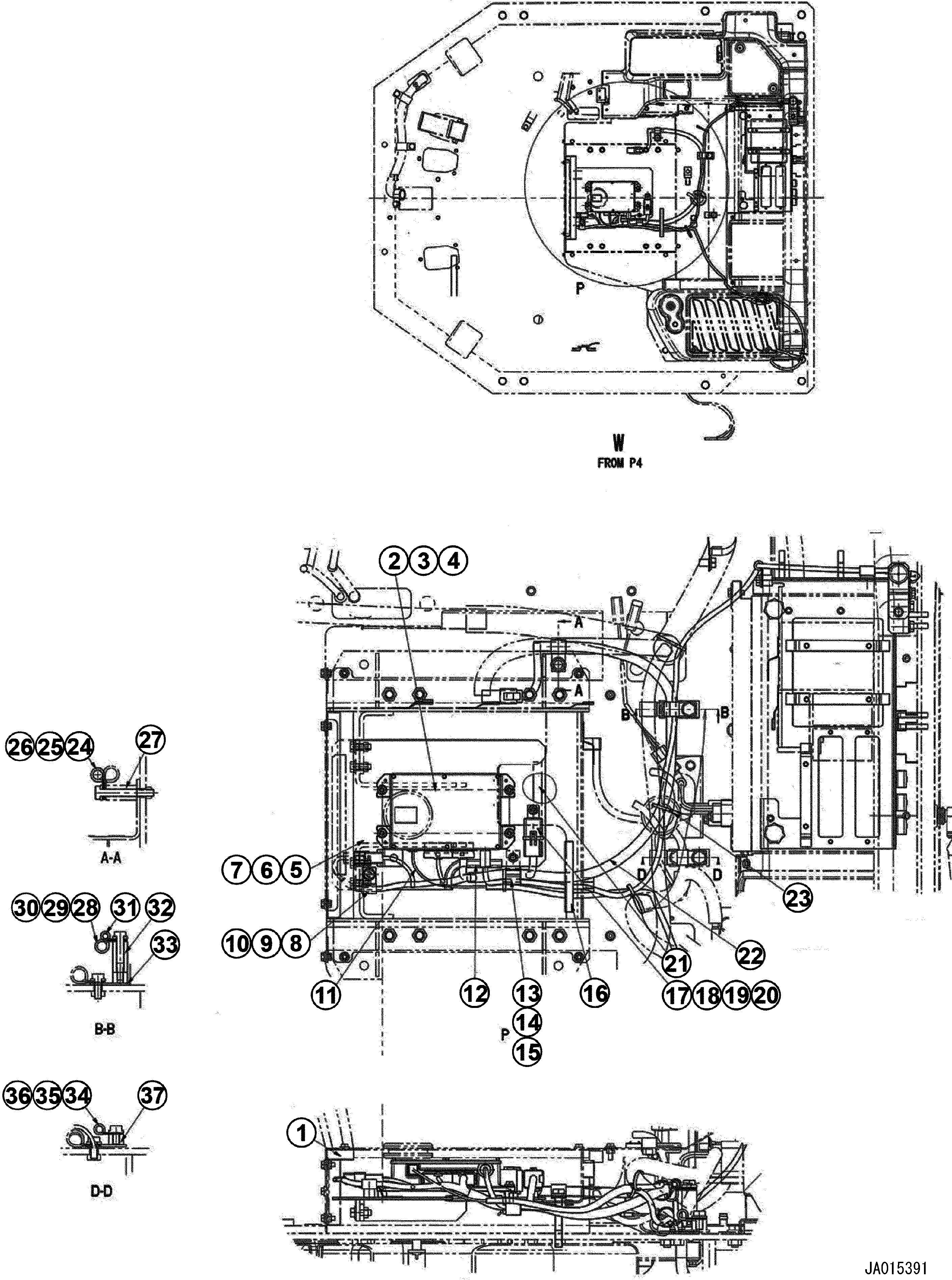 Жгут проводов 421-06-31590 KOMATSU