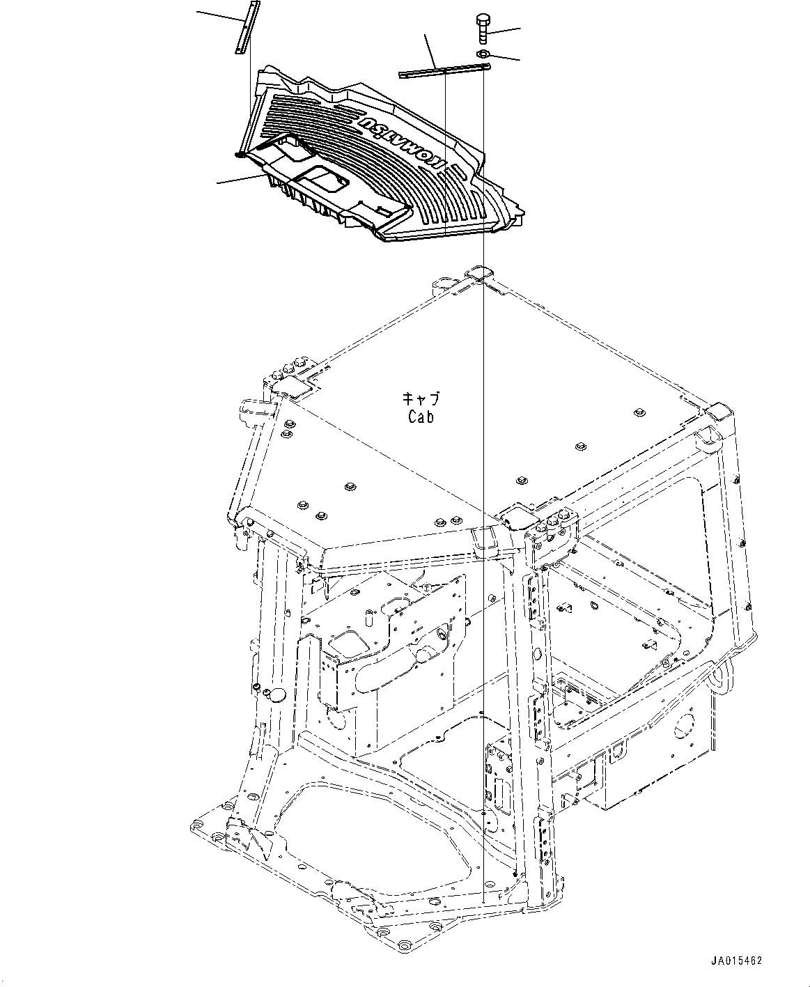 Коврик 14X-54-76890 KOMATSU