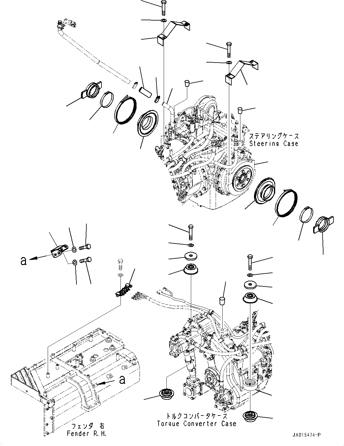 Bracket(Power Train,Torque Converter Mounting) (14X-22-51111) KOMATSU