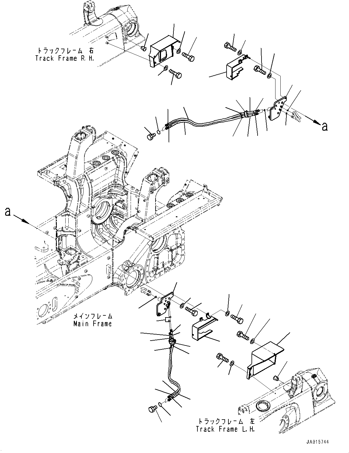 Крышка лев. 14X-62-54890 KOMATSU