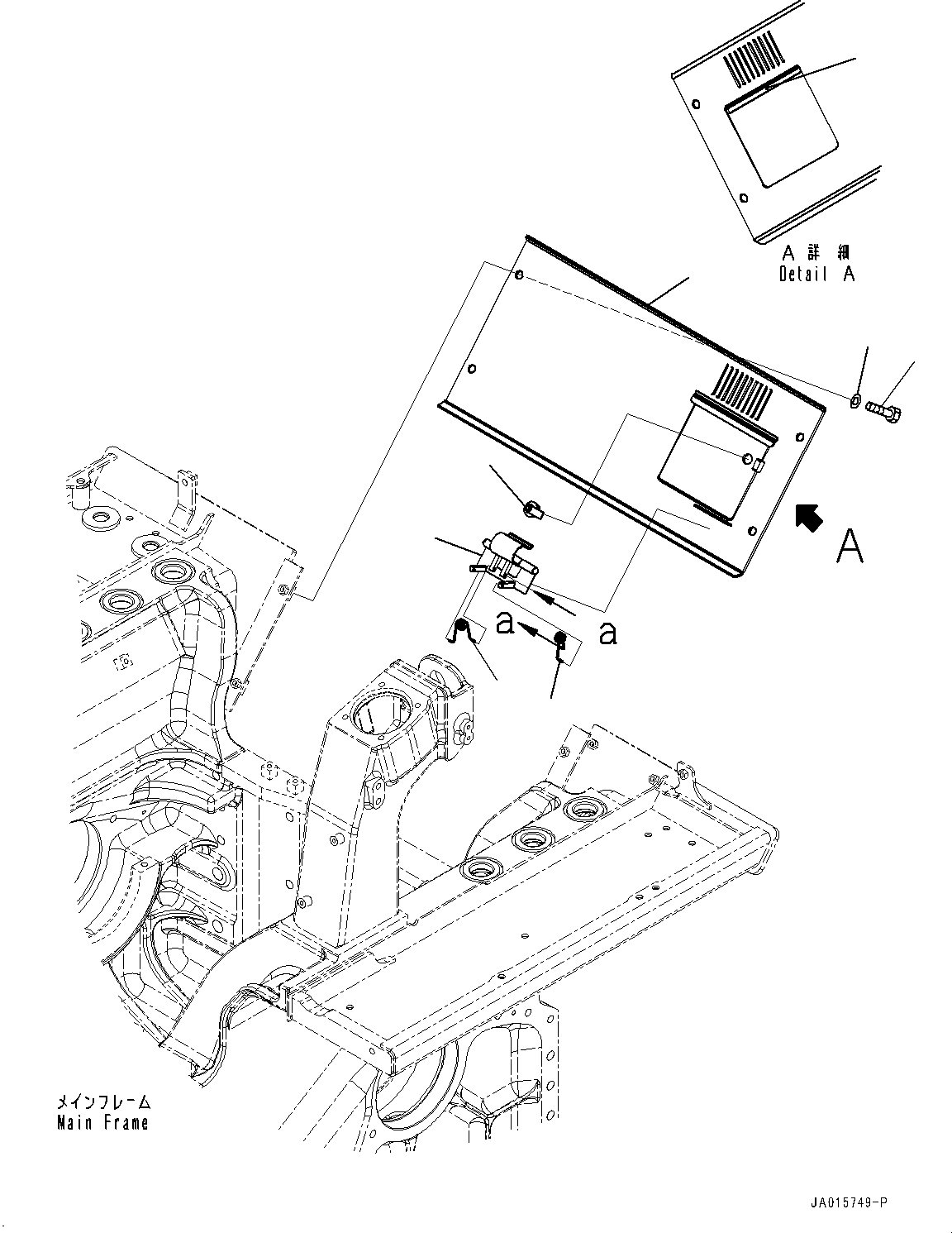Крышка 14X-54-73540 KOMATSU