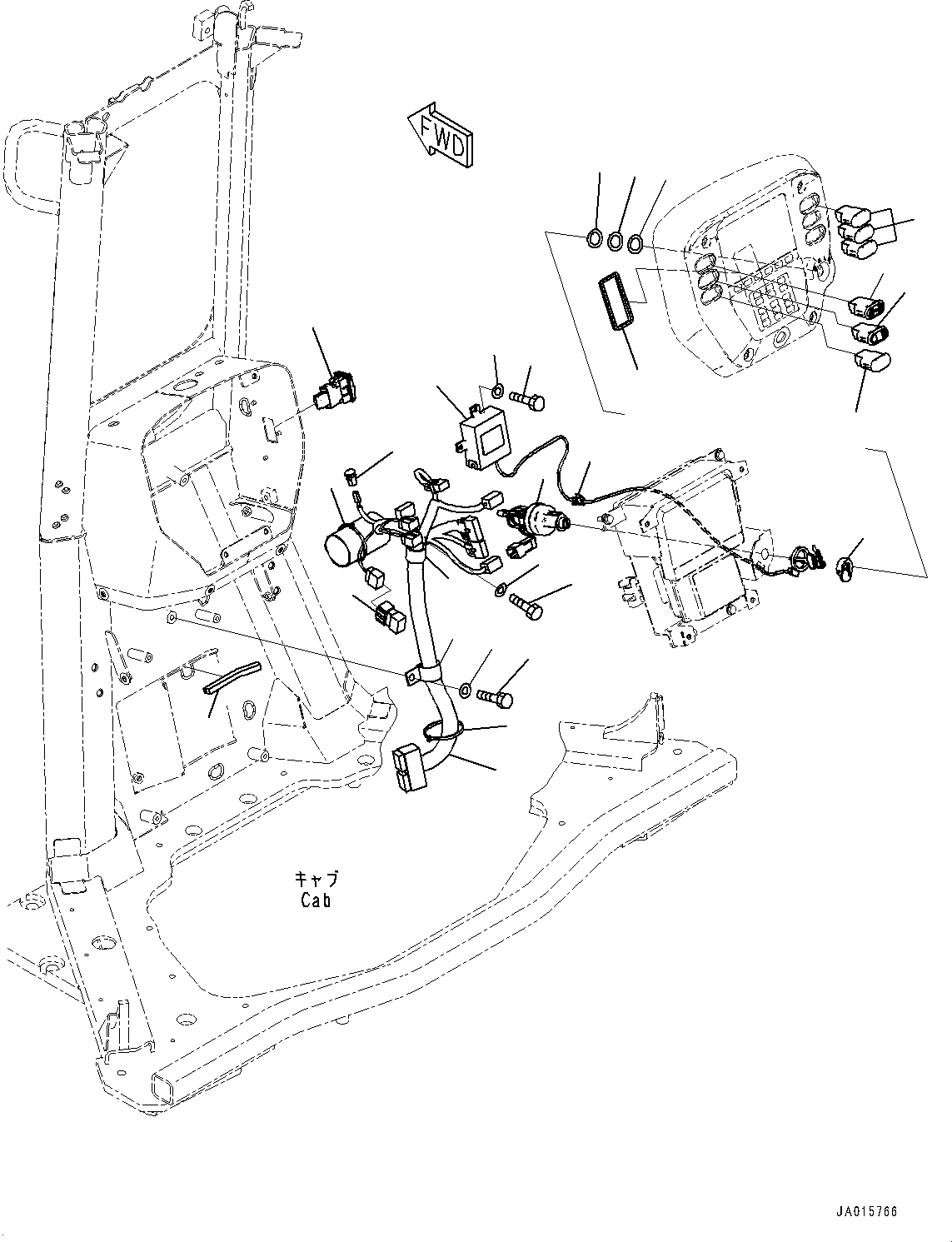 Key, Switch 7861-93-7110 KOMATSU