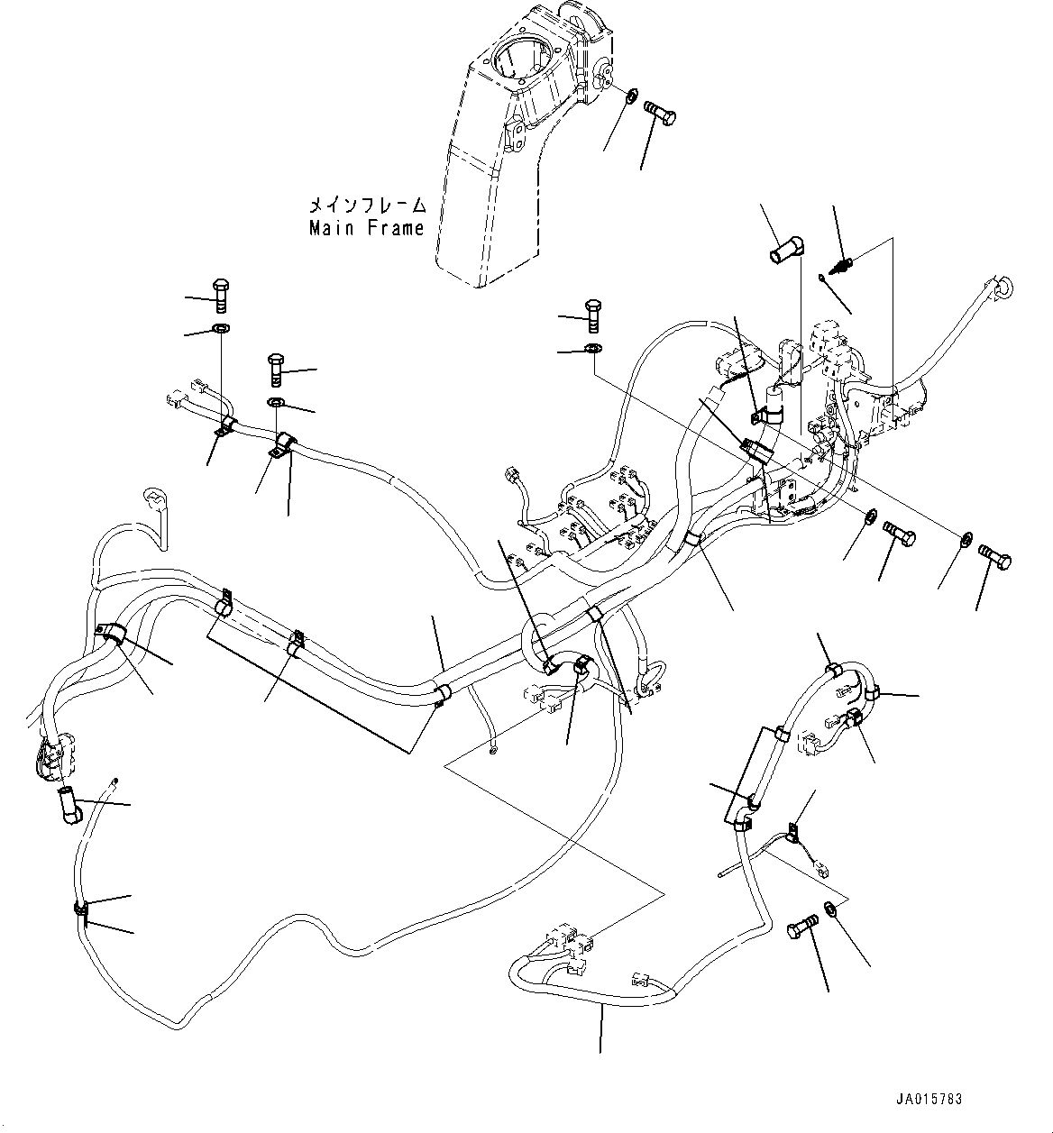 Wiring Harness(Electric Wiring Harness,Wiring Harness) (14X-06-73911) KOMATSU
