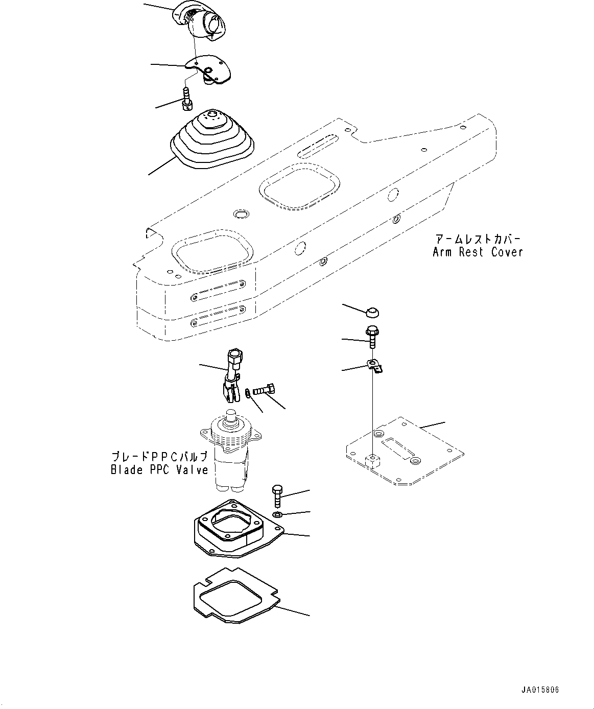 Bracket(Dozer Control,Attachment Lever,SIGMADOZER,Semi U Dozer,Straight Tilt Dozer) (14X-78-51112) KOMATSU