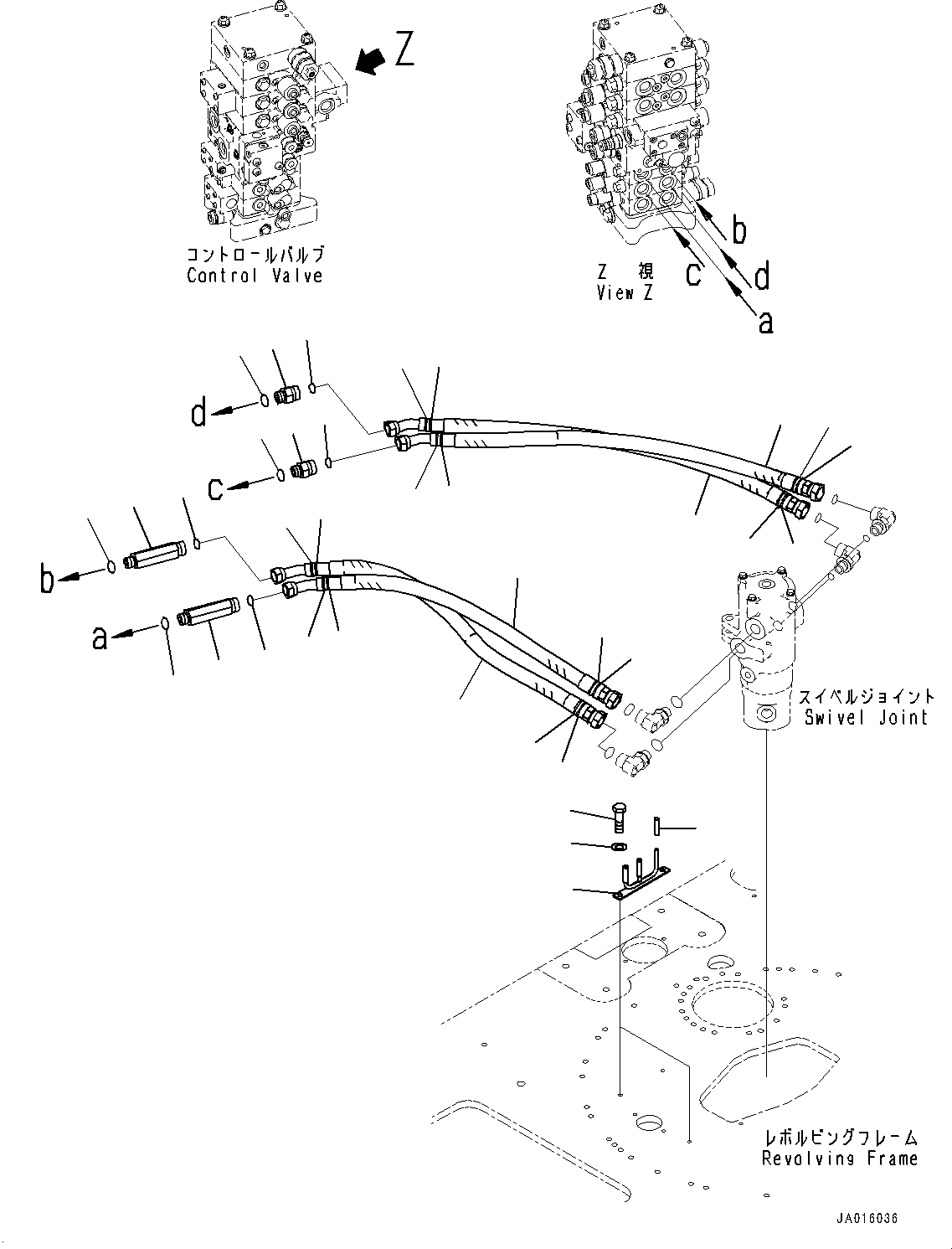 Шланг \ \ 22B-62-33291 KOMATSU