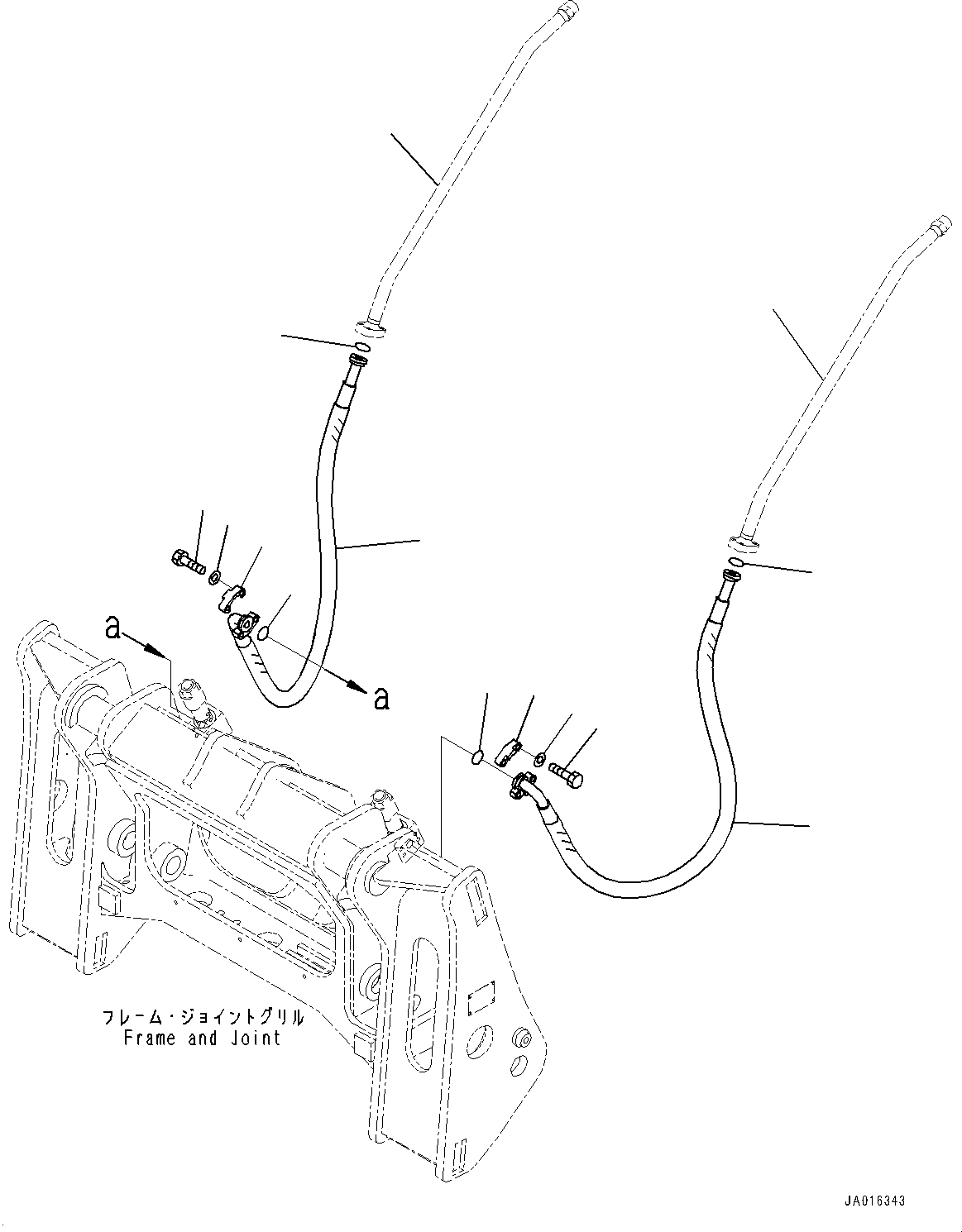Шланг 419-T90-5281 KOMATSU