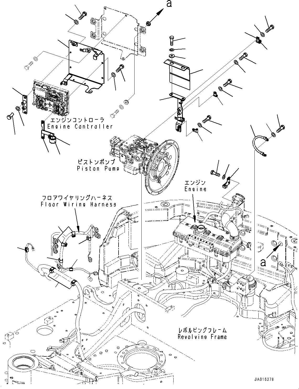 Кронштейн 22P-06-21171 KOMATSU