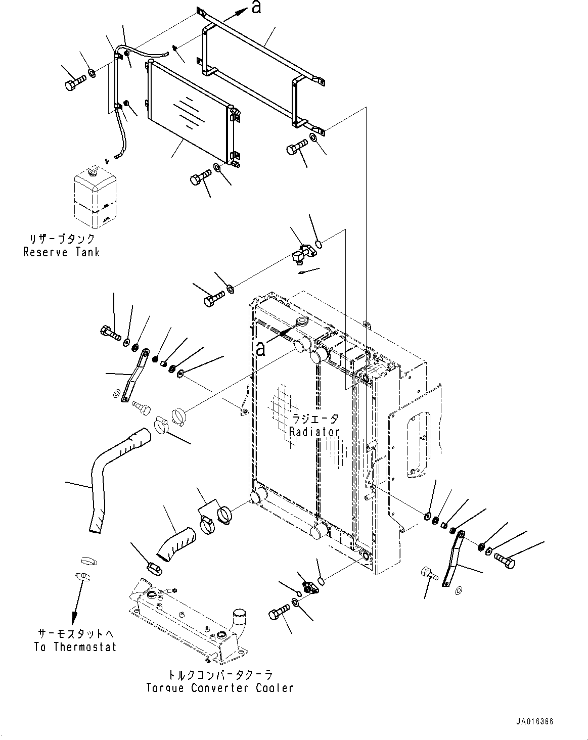 Bolt(Radiator,Radiator Mounting) (416-03-11281) KOMATSU