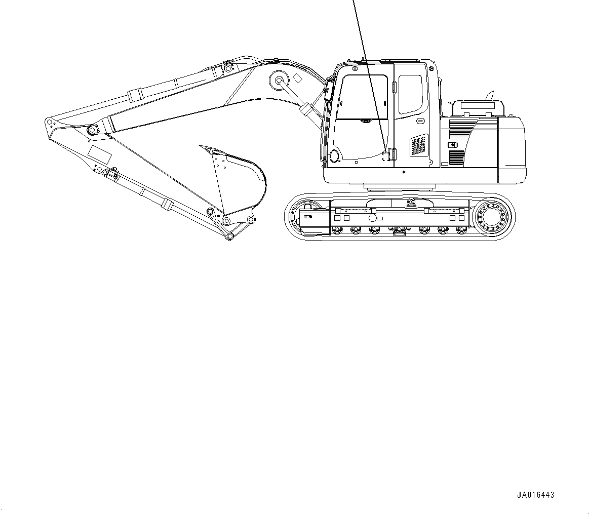 Plate, Machine Specification 203-00-11530 KOMATSU