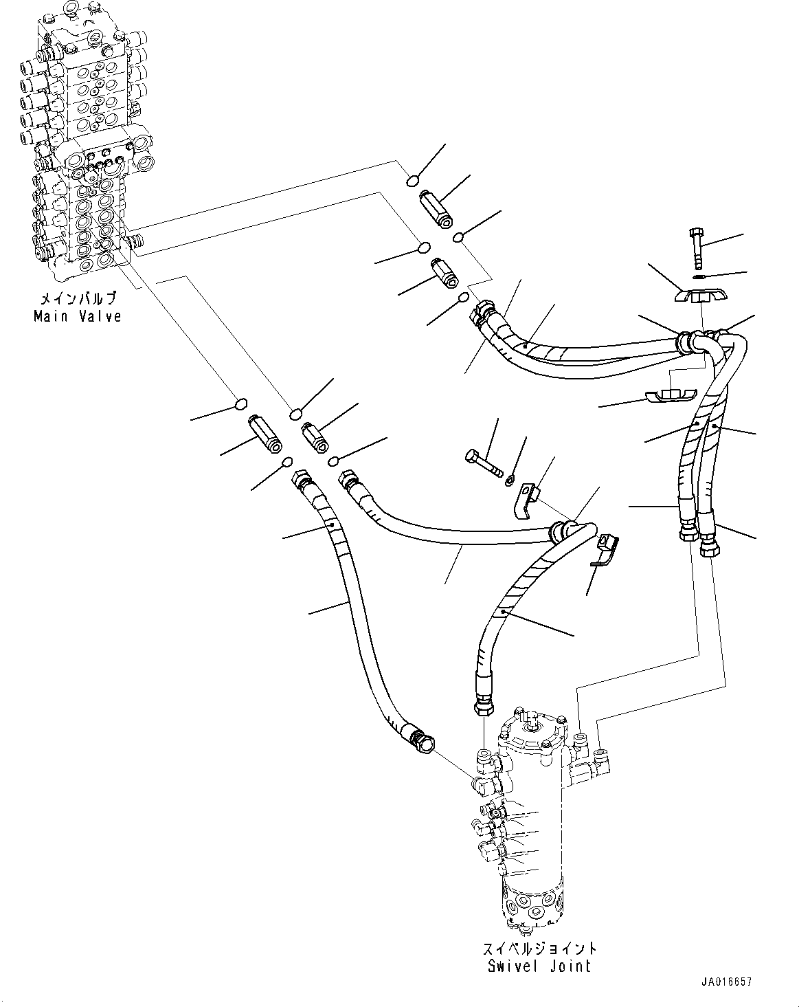 Шланг 22P-910-2670 KOMATSU