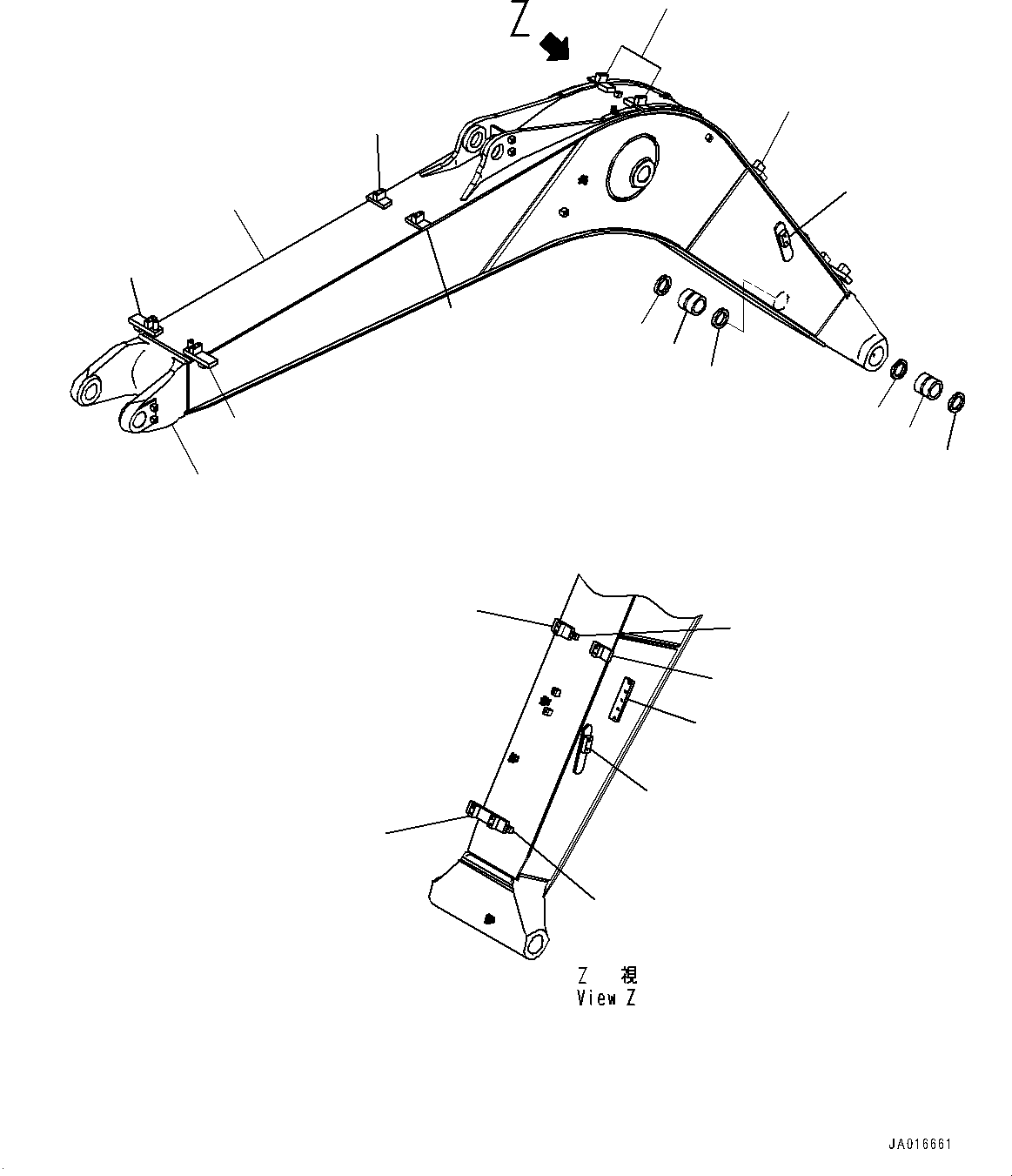Boom Assembly 203-70-01932 KOMATSU