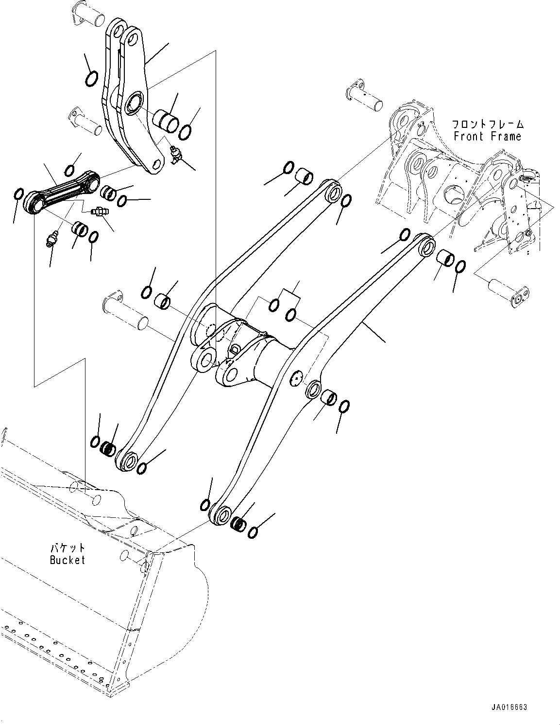 Boom Assembly 423-70-41170 KOMATSU