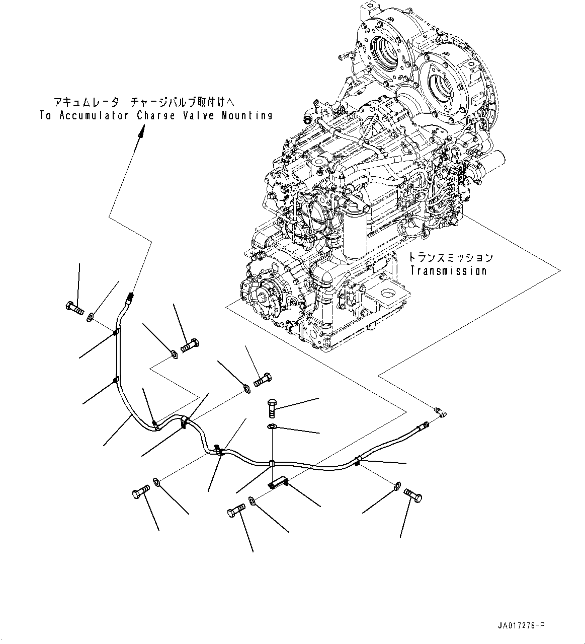 Шланг 421-43-67561 KOMATSU
