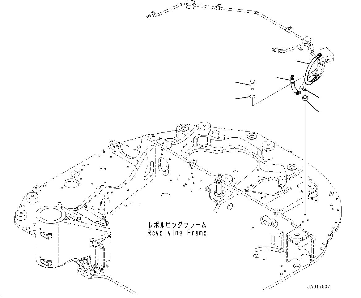 Шланг 22P-04-21360 KOMATSU