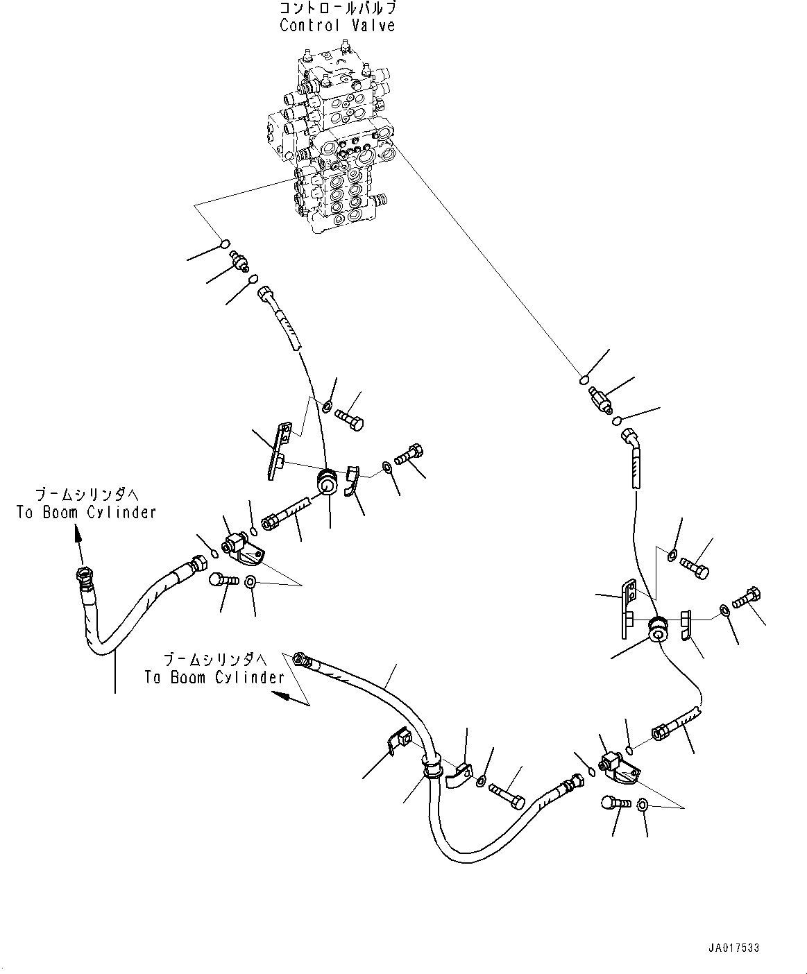 Шланг с торцевым уплотнением 02767-005A8 KOMATSU