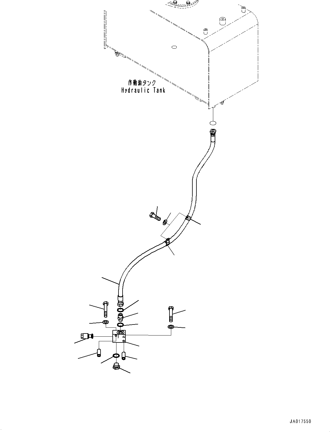 Шланг 421-62-68490 KOMATSU