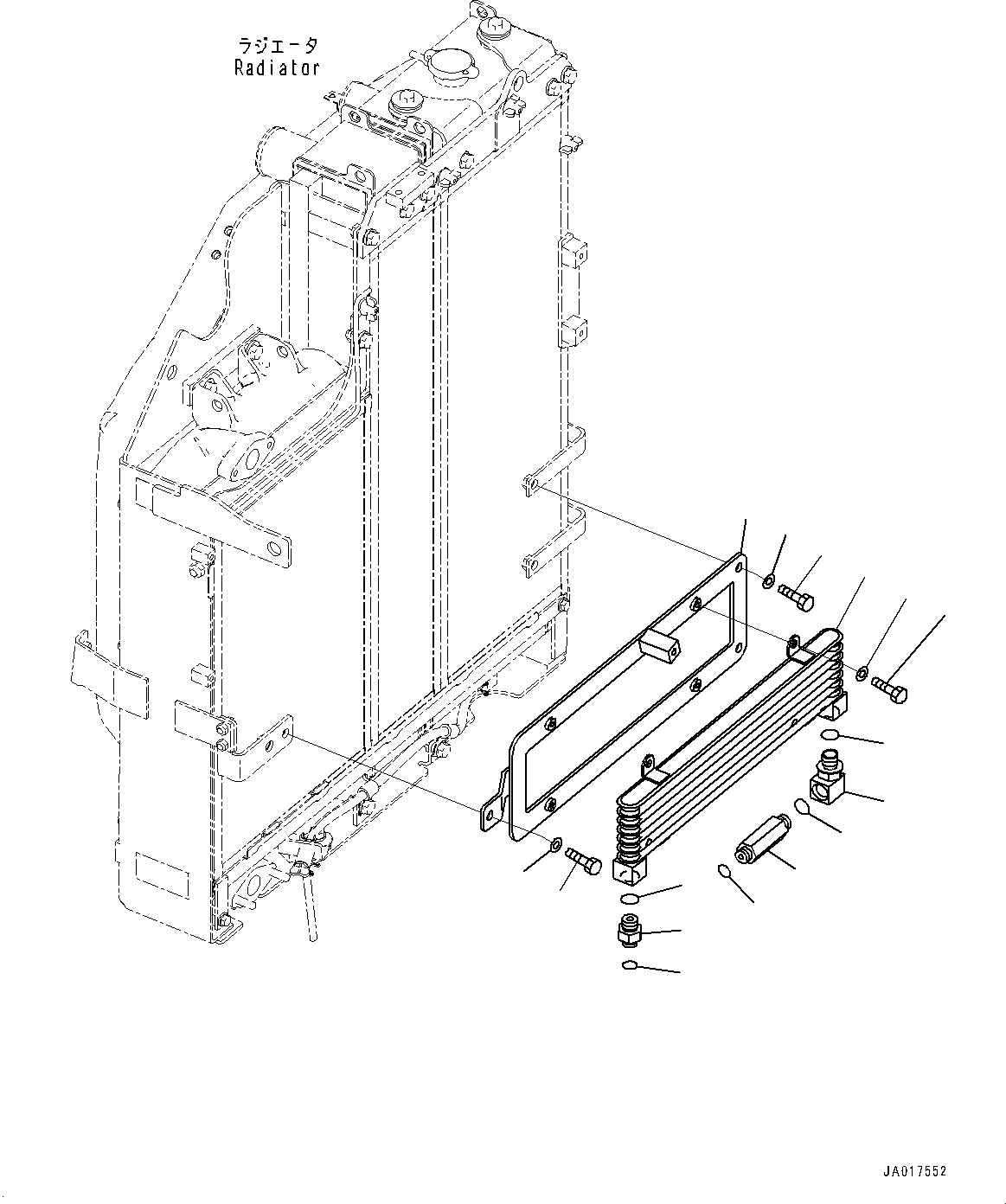 Кронштейн 22P-03-21662 KOMATSU