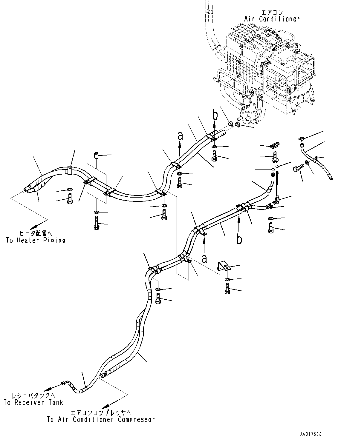 Шланг 154-911-8580 KOMATSU