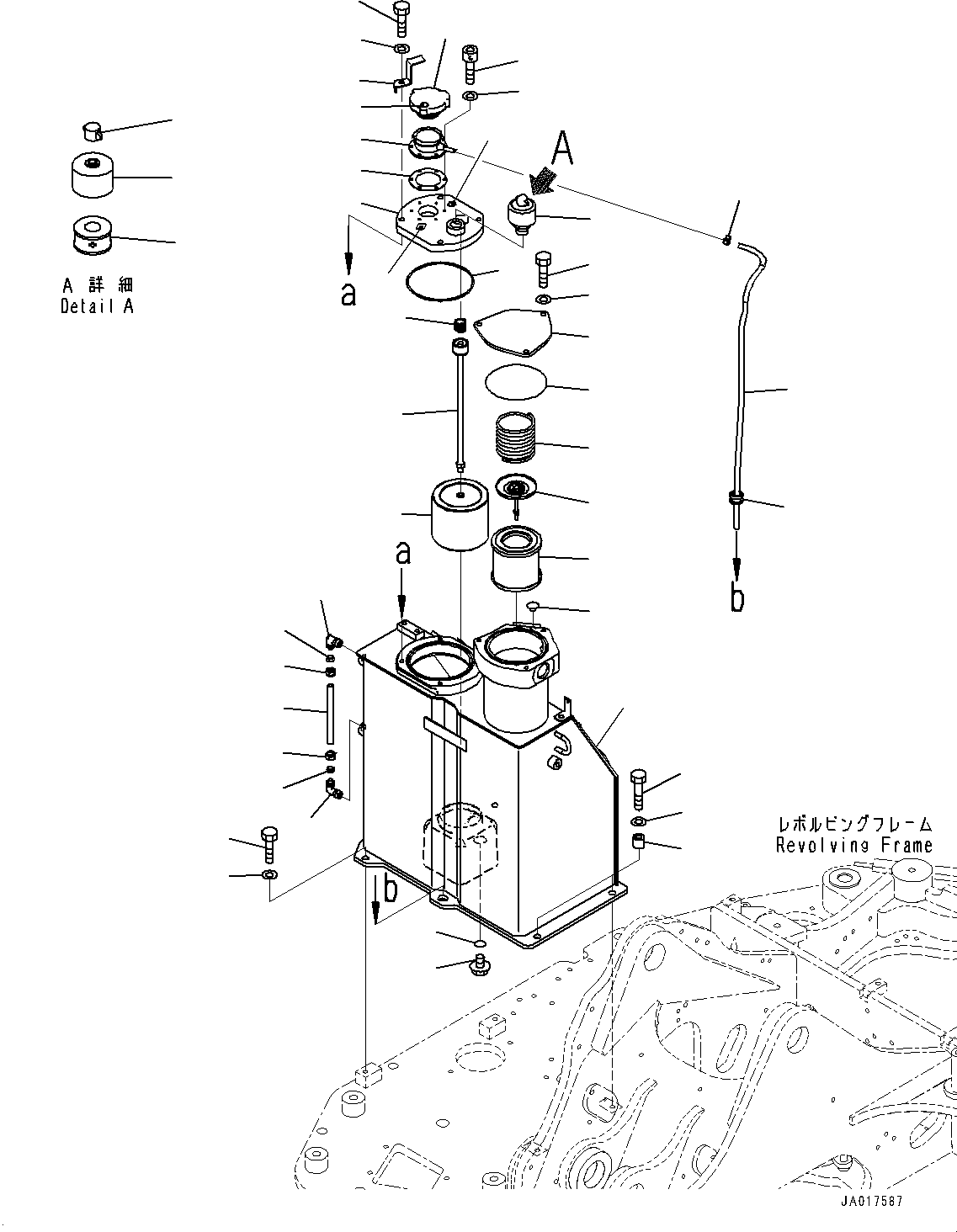 Крышка в сборе 22P-60-21130 KOMATSU