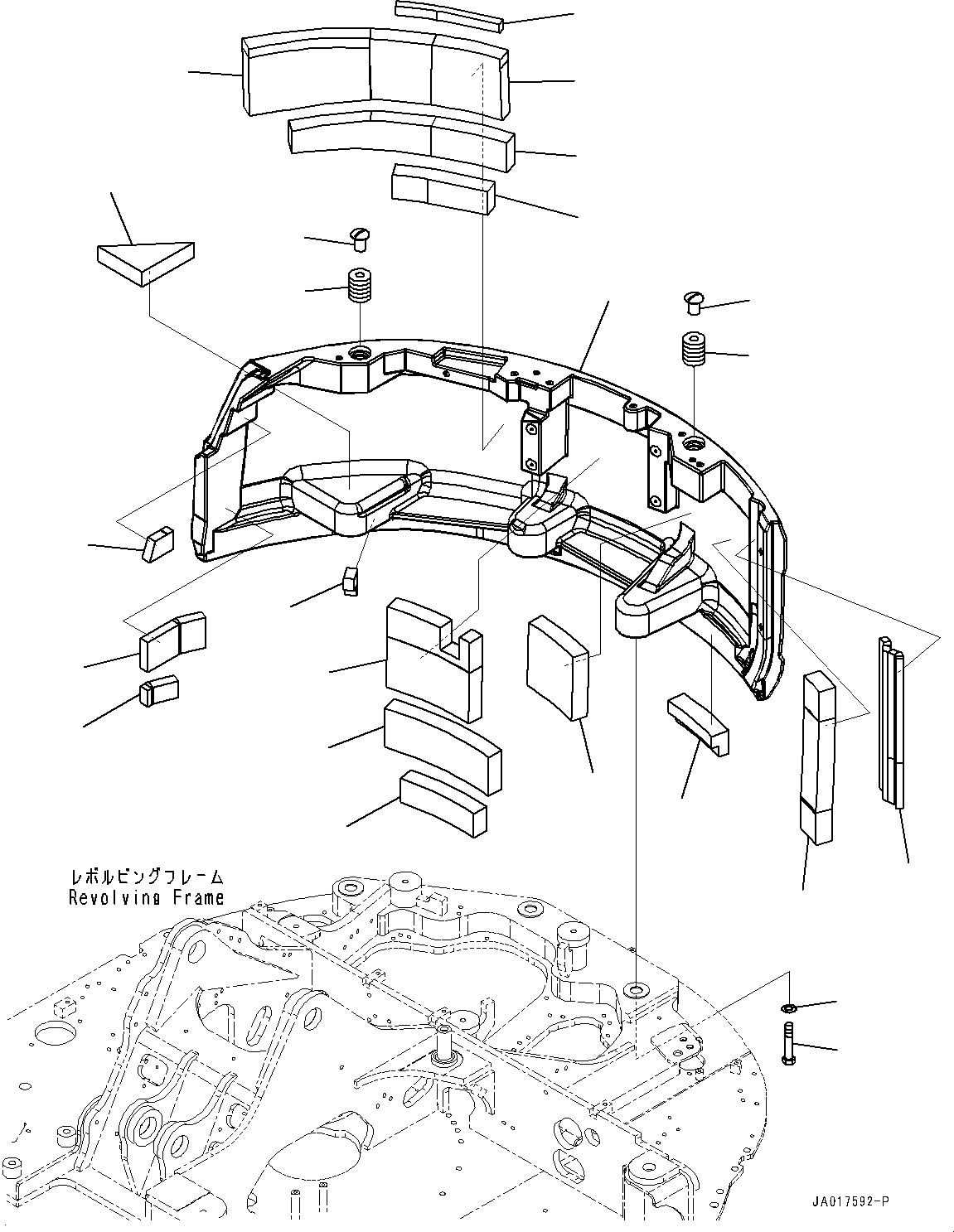 Лист 22P-46-22381 KOMATSU