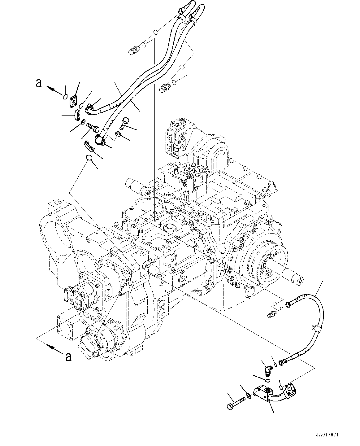Фланец 154-49-85380 KOMATSU