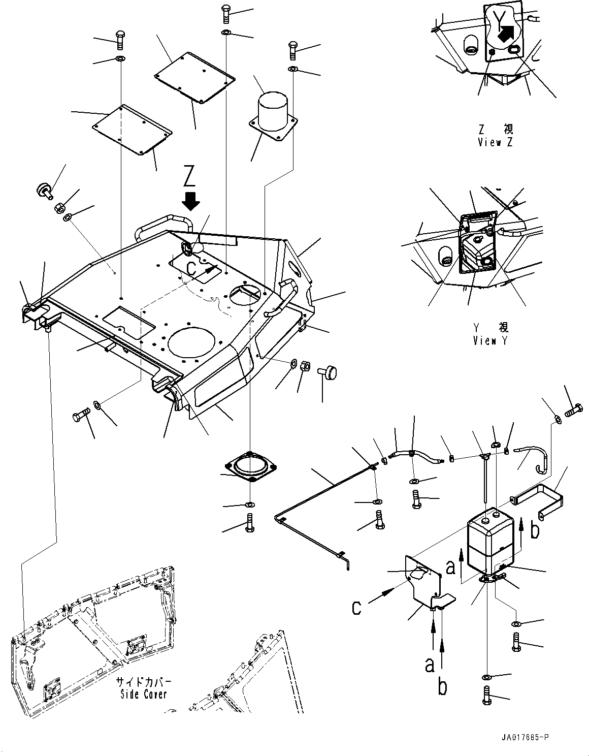 Резиновый элемент 154-54-87780 KOMATSU