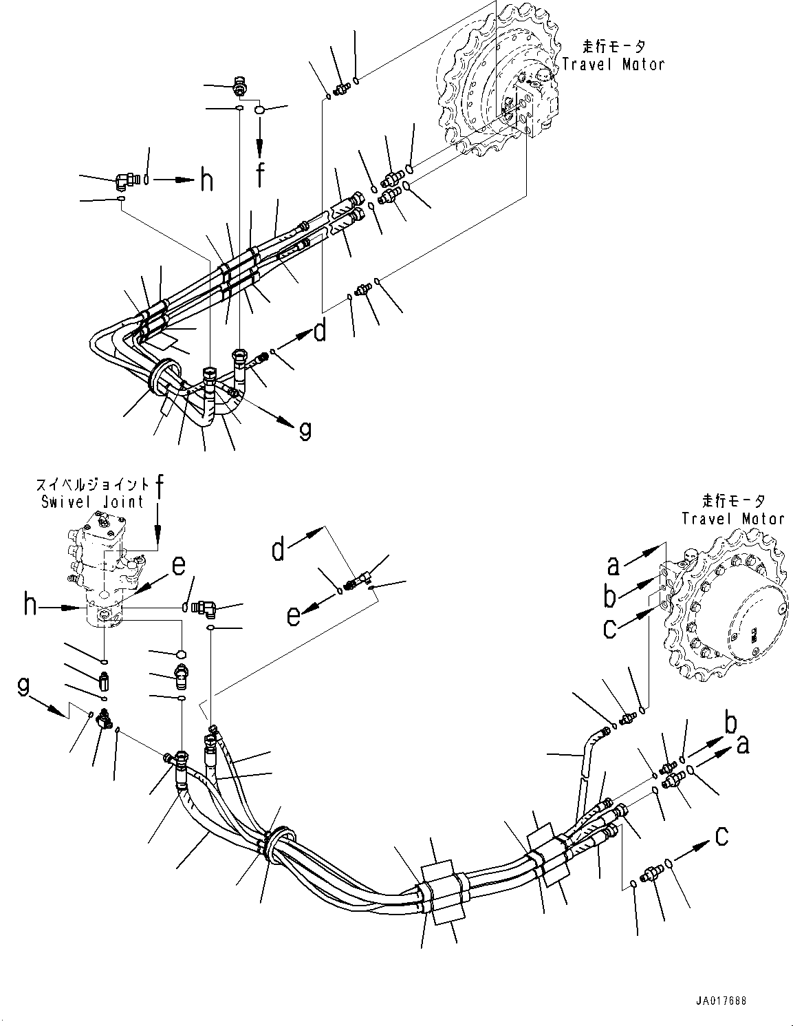 Шланг 21W-62-41772 KOMATSU