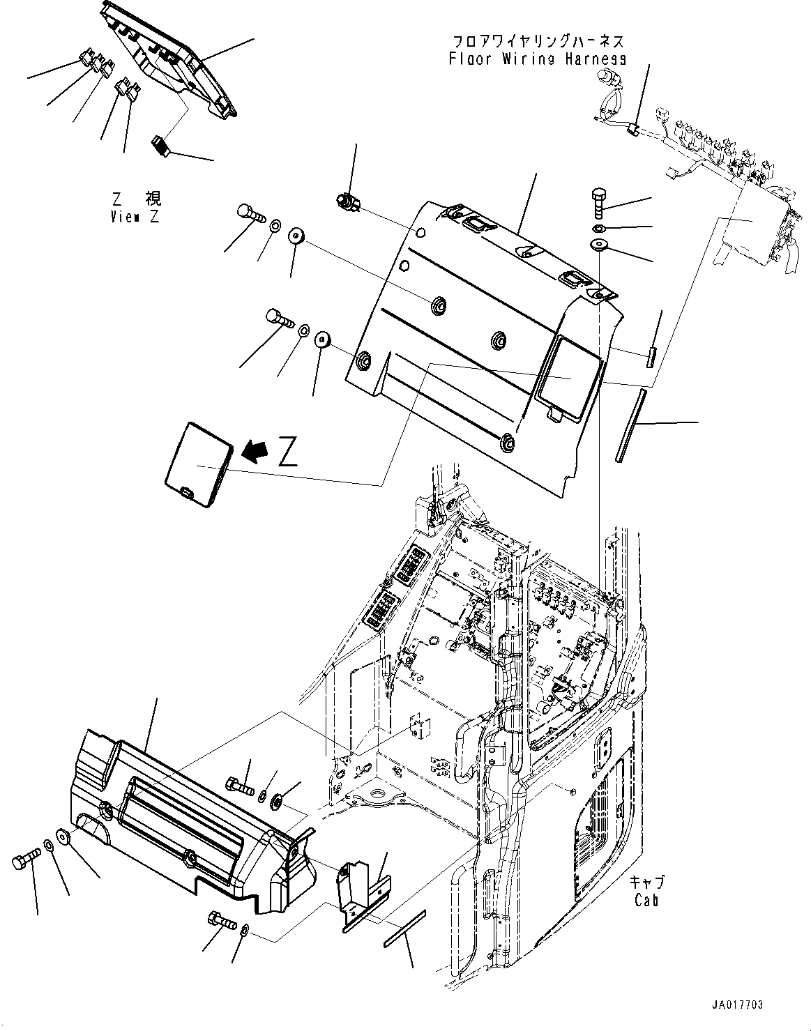 Пластина в сборе 22P-979-2770 KOMATSU