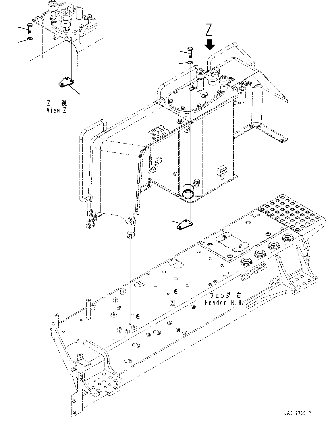 Пластина 154-54-87270 KOMATSU