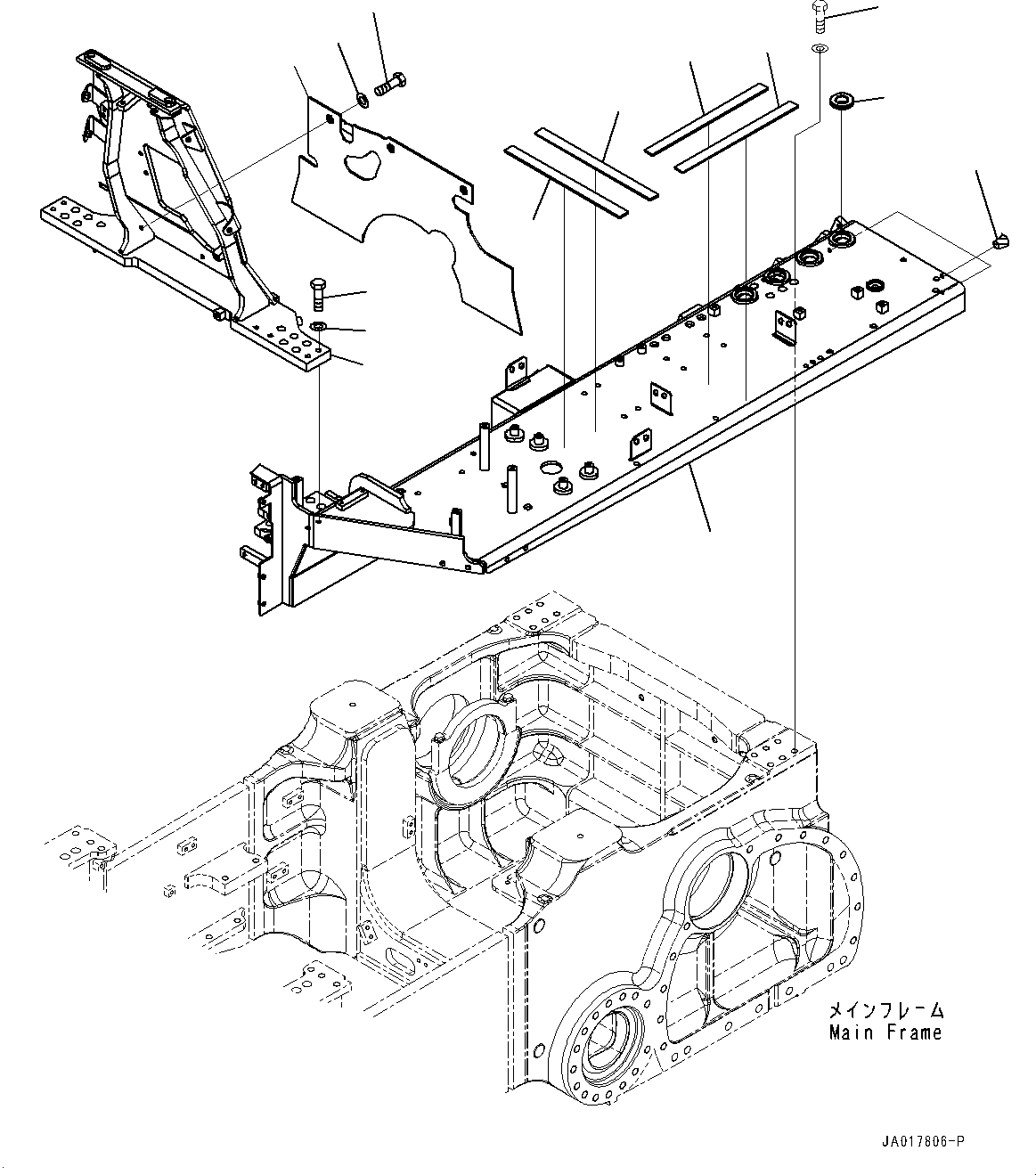 Крыло 154-54-87572 KOMATSU