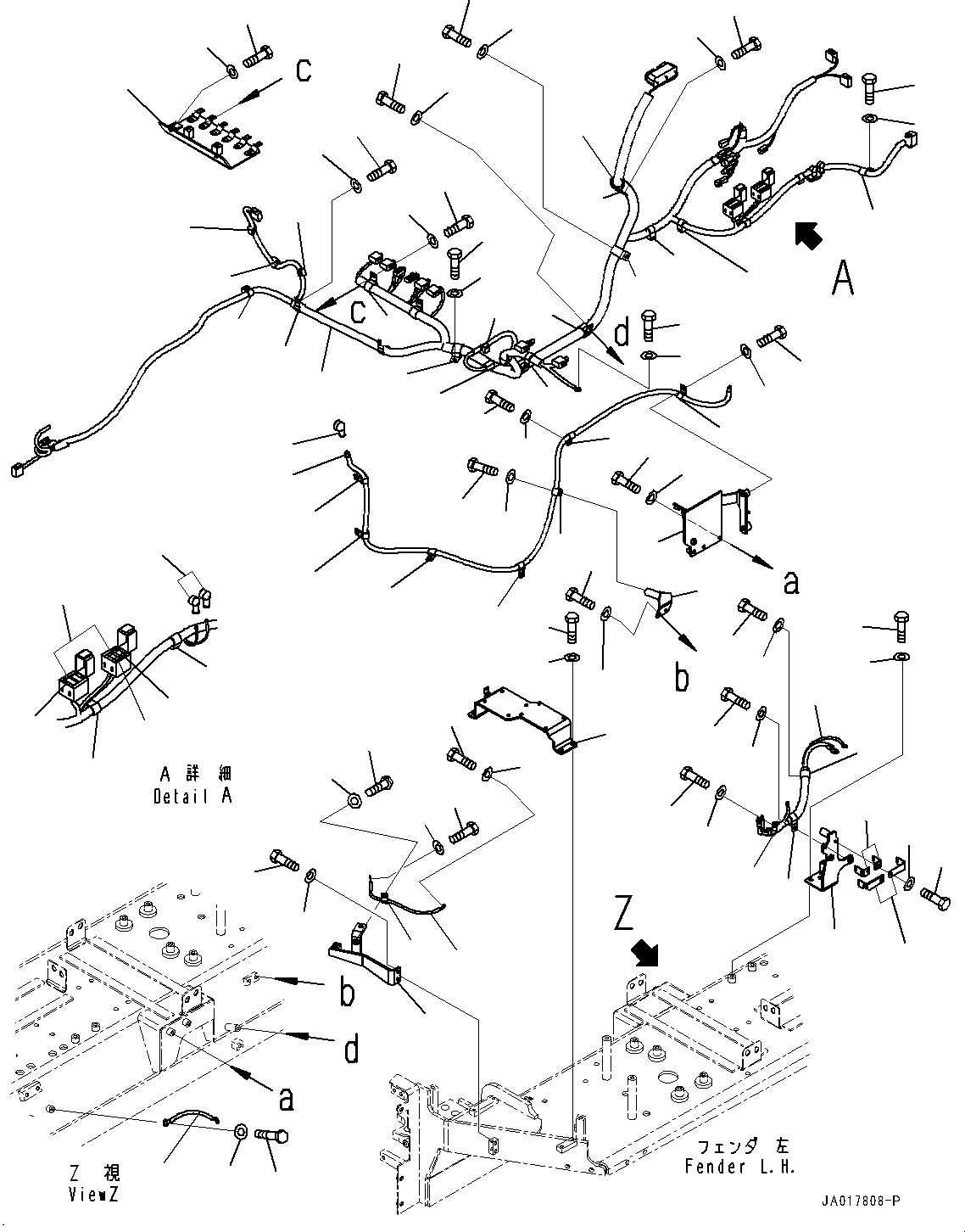 Жгут проводов 154-06-84142 KOMATSU