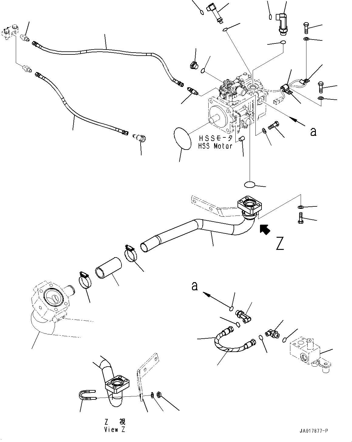 Шланг 154-49-85260 KOMATSU