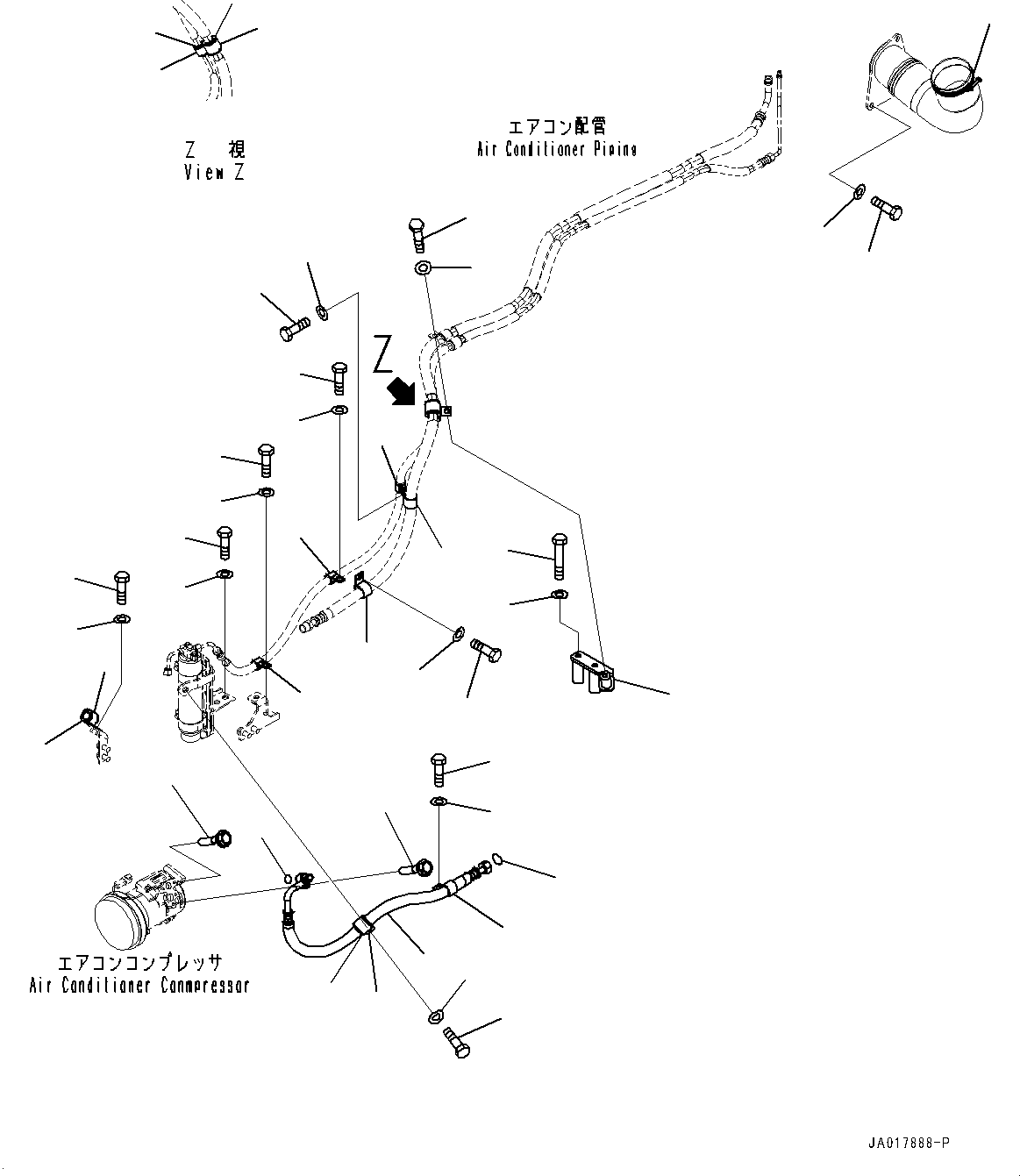 Шланг 154-911-8541 KOMATSU