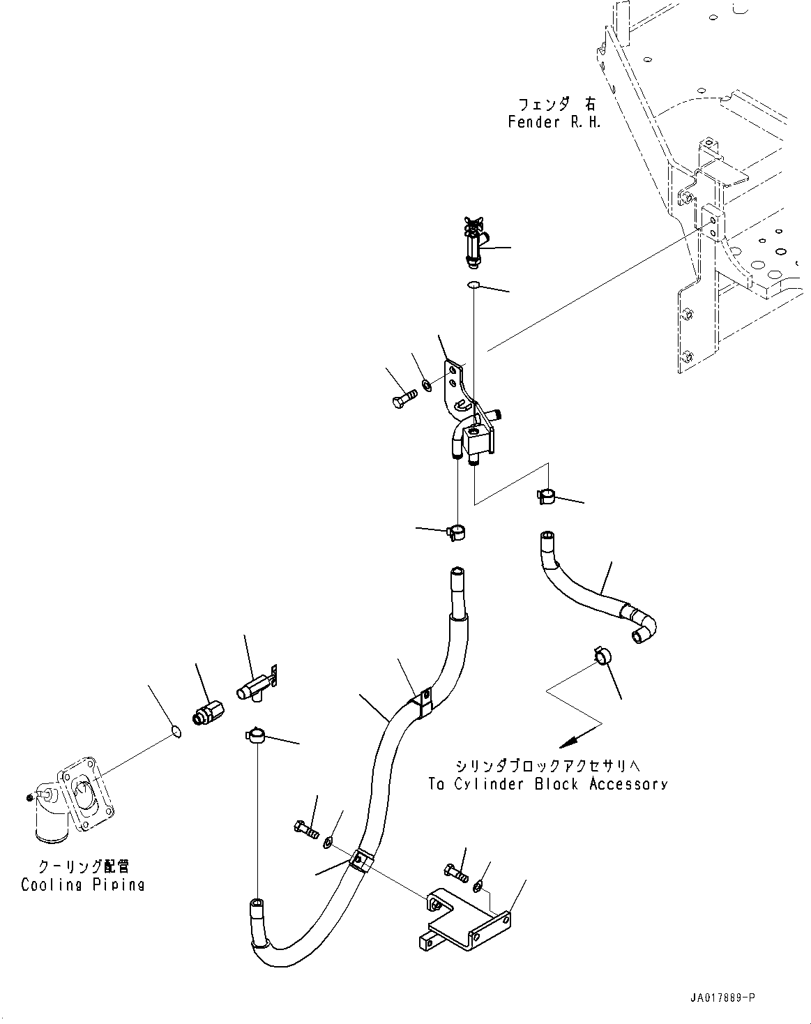 Ниппель 154-911-8780 KOMATSU
