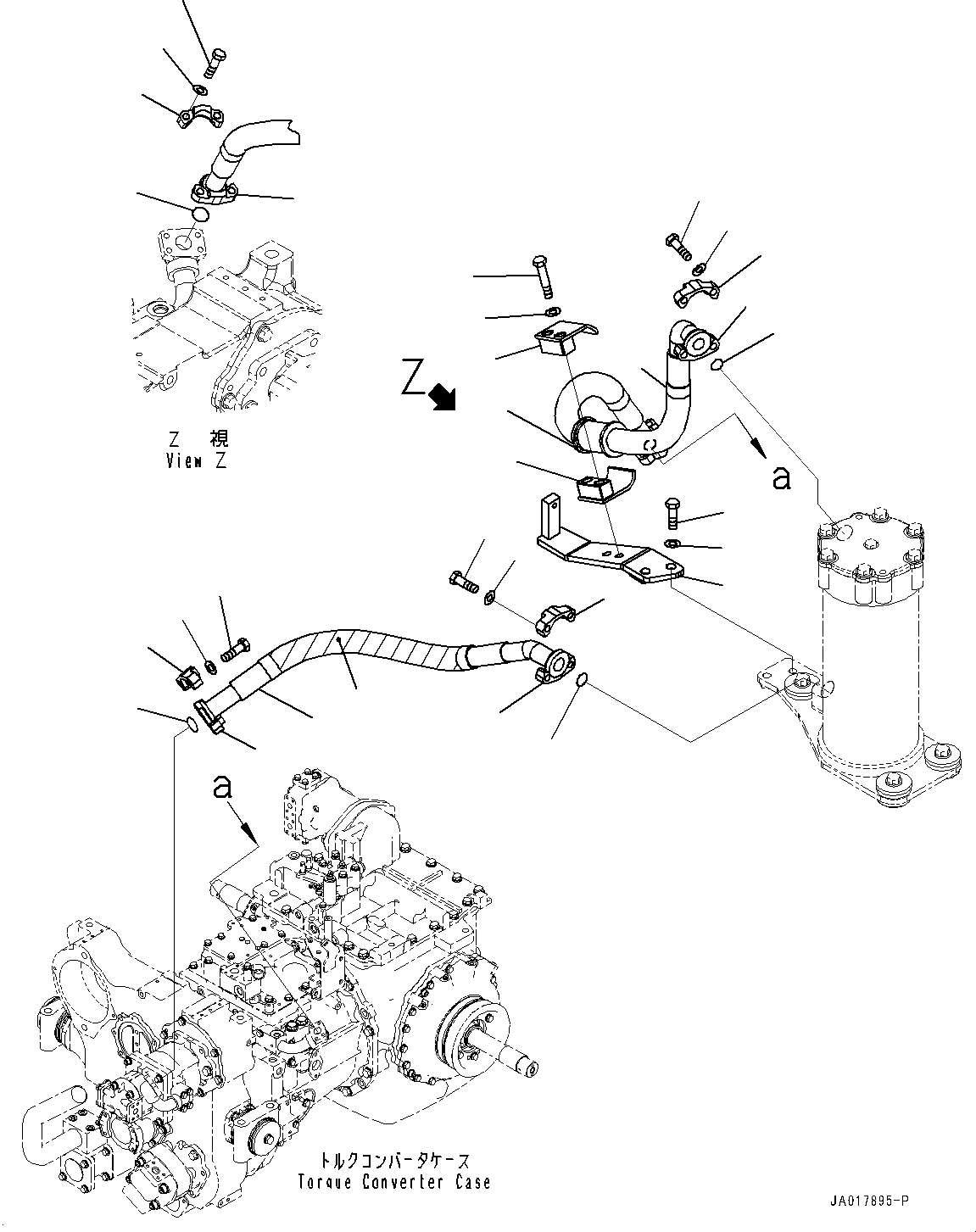 Шланг 154-49-85491 KOMATSU