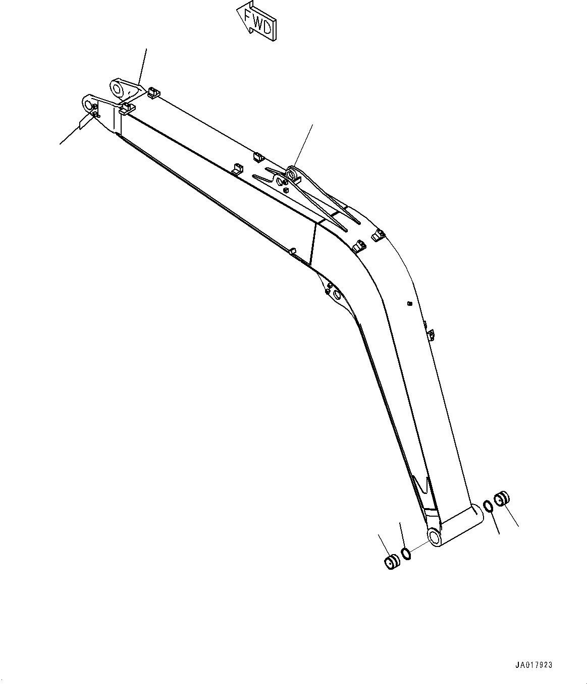 Boom Assembly 21W-70-01820 KOMATSU